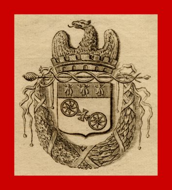 Briefkopf mit Wappen aus napoleonischer Zeit