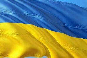 Ukrainische Flagge &copy; Pixabay
