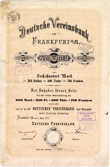 Deutsche Vereinsbank in Frankfurt am Main