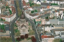 Bildergalerie Christuskirche Luftaufnahme der Christuskirche Christuskirche von oben
