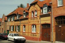 Backsteinhäuser in Bretzenheim - Fassaden