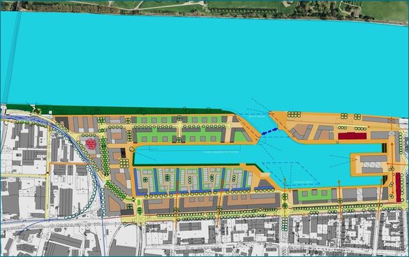 Zoll- und Binnenhafen: Rahmenplan 2007