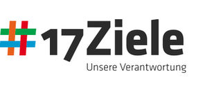 Logo: #17Ziele. Unsere Verantwortung © 17 Ziele