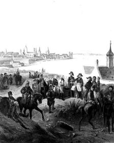 Kupferstich zeigt Übergabe der Stadt am 22.10.1792.